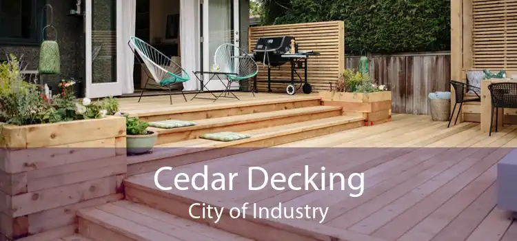 Cedar Decking City of Industry