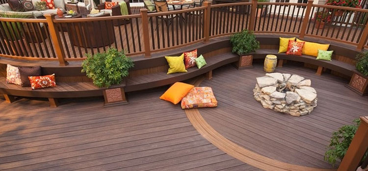 Gray TREX Decking in City of Industry, CA