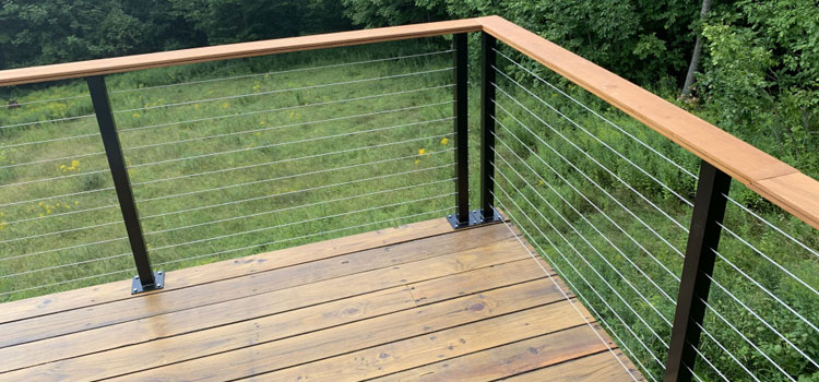 Installing Deck Cable Railing in City of Industry, CA