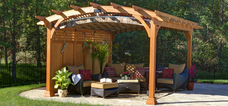 Modern Wood Pergola Installation in City of Industry, CA