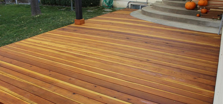 Smooth Redwood Decking in City of Industry, CA